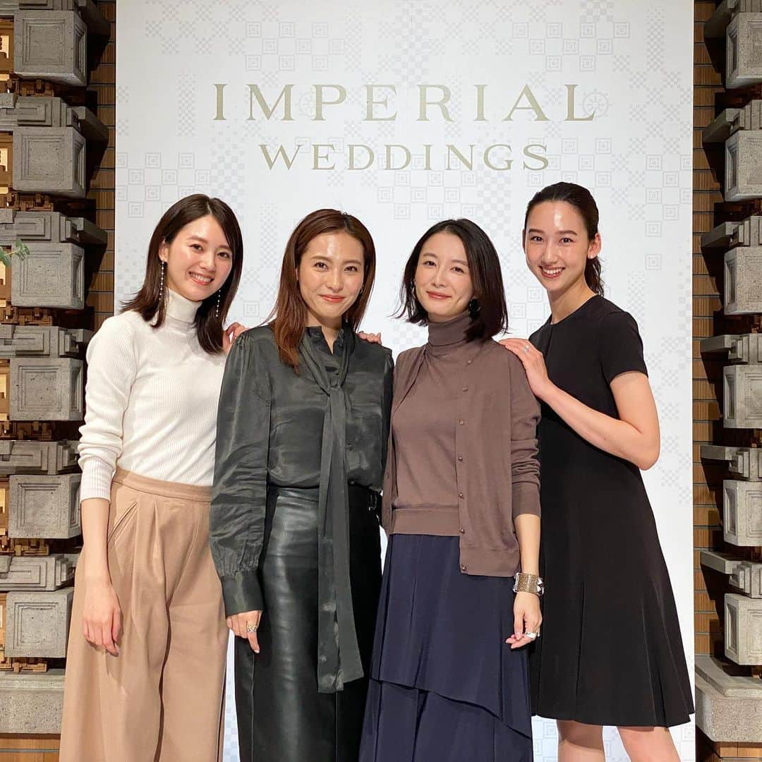 橋本まゆのインスタグラム：「帝国ホテル東京のウエディングメニューの試食会に参加させて頂きました🌸﻿ ﻿ 本場フランス🇫🇷の有名3つ星レストランで活躍されていた新料理長の杉本シェフが手掛けた新メニューは見た目も華やかで美しくどれもとっても美味しかったです👨‍🍳❤️﻿ ﻿ 昼間から幸せな気持ちになりました🥰﻿ 貴重な体験をさせて頂きありがとうございました。﻿ ﻿ #this_is_the_imperial﻿ #帝国花嫁#帝国ホテル﻿ @imperialweddings.official﻿」