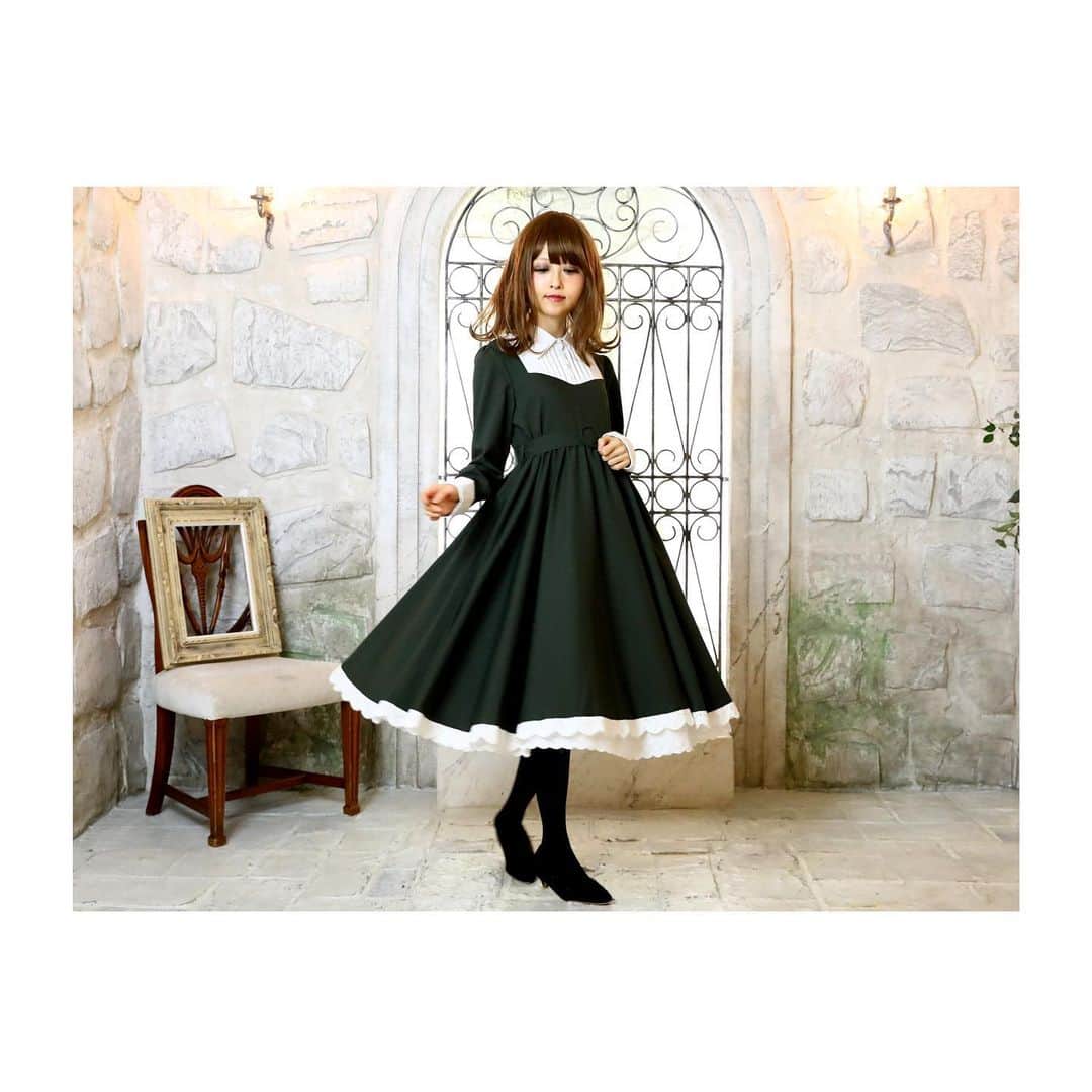 ワンピース専門店 Favoriteさんのインスタグラム写真 ワンピース専門店 Favoriteinstagram 裾レースの胸元切り替えクラシカルワンピース Http Favorite One Co Jp Fv365