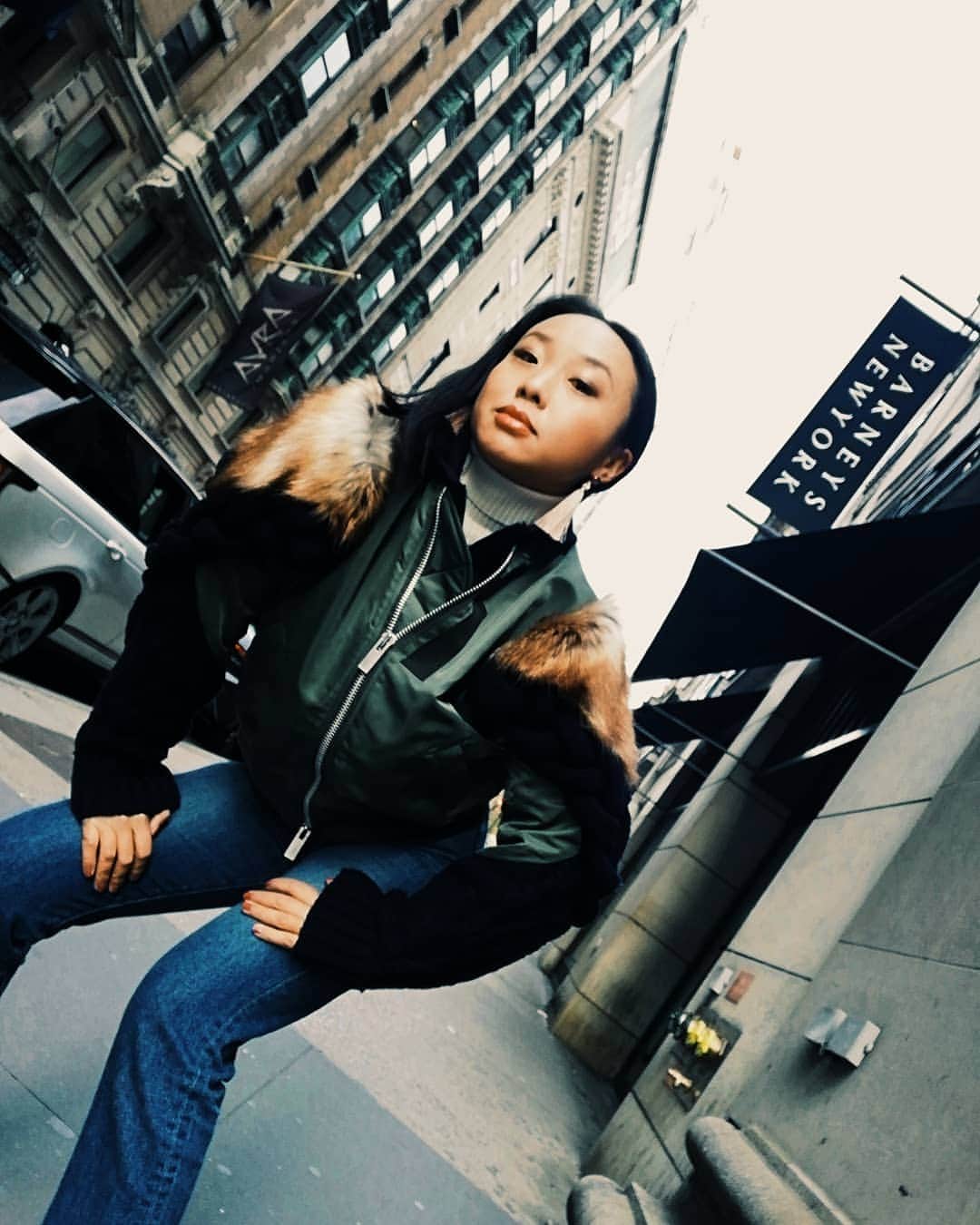 COMA-CHIのインスタグラム：「I'm in NewYork for some fashion and music project!! got so nice city energy right here🤭🍸 某プロジェクトへお招き頂き、NYへ。 10年ぶりに来た！ この場所で歌を歌えるのが嬉しい〜♫」