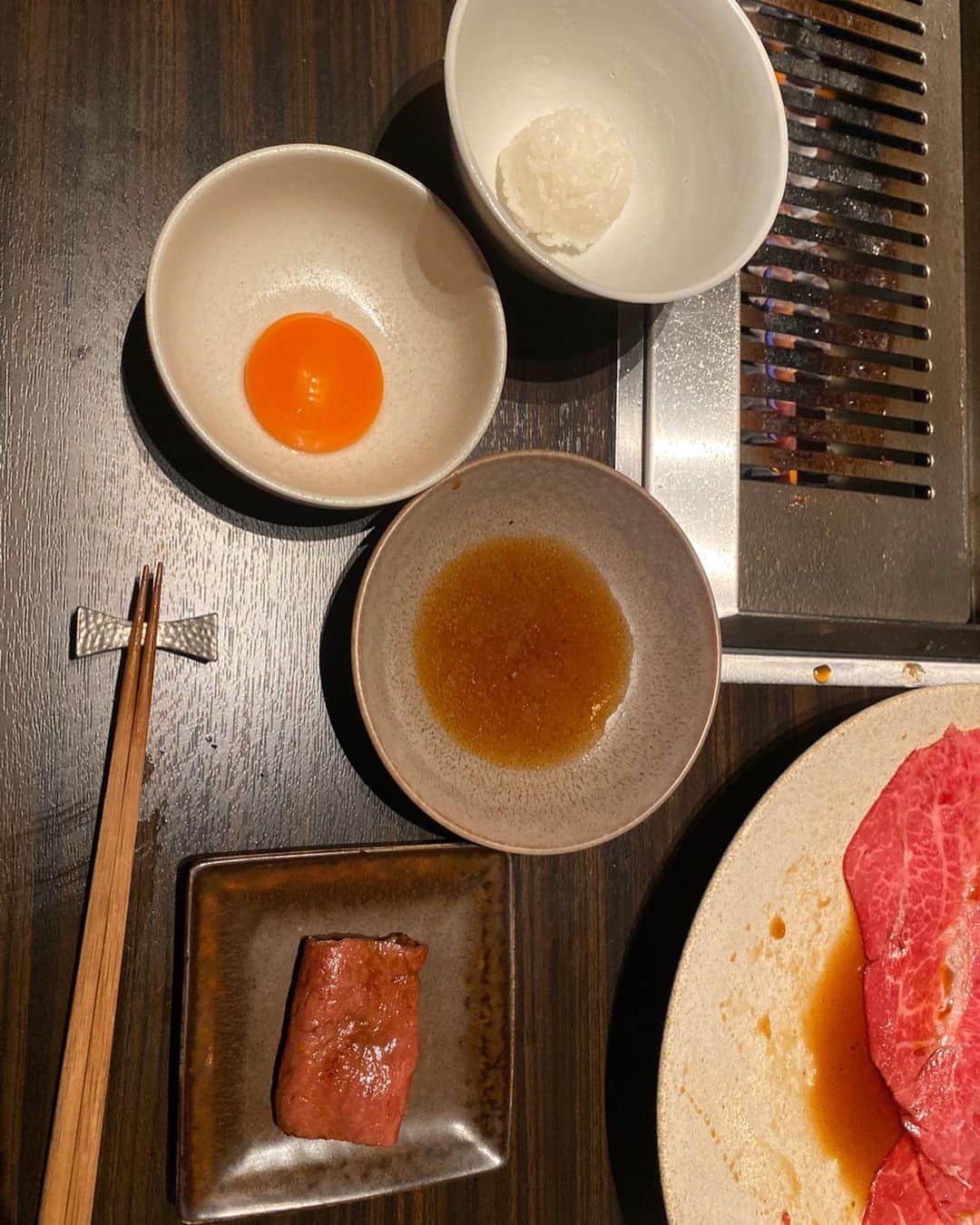 Chiakiさんのインスタグラム写真 - (ChiakiInstagram)「Omg...this place is just...❤️❤️❤️ If you visit Tokyo and want to try amazing Yakiniku, you should go there 👍✨ 感動的に美味しかった焼肉🥺絶対また行きたい❣️❣️❣️ あさひさん、連れて行ってくれてありがとうございます🙏💜💜💜💜」11月18日 11時10分 - chiakiinengland