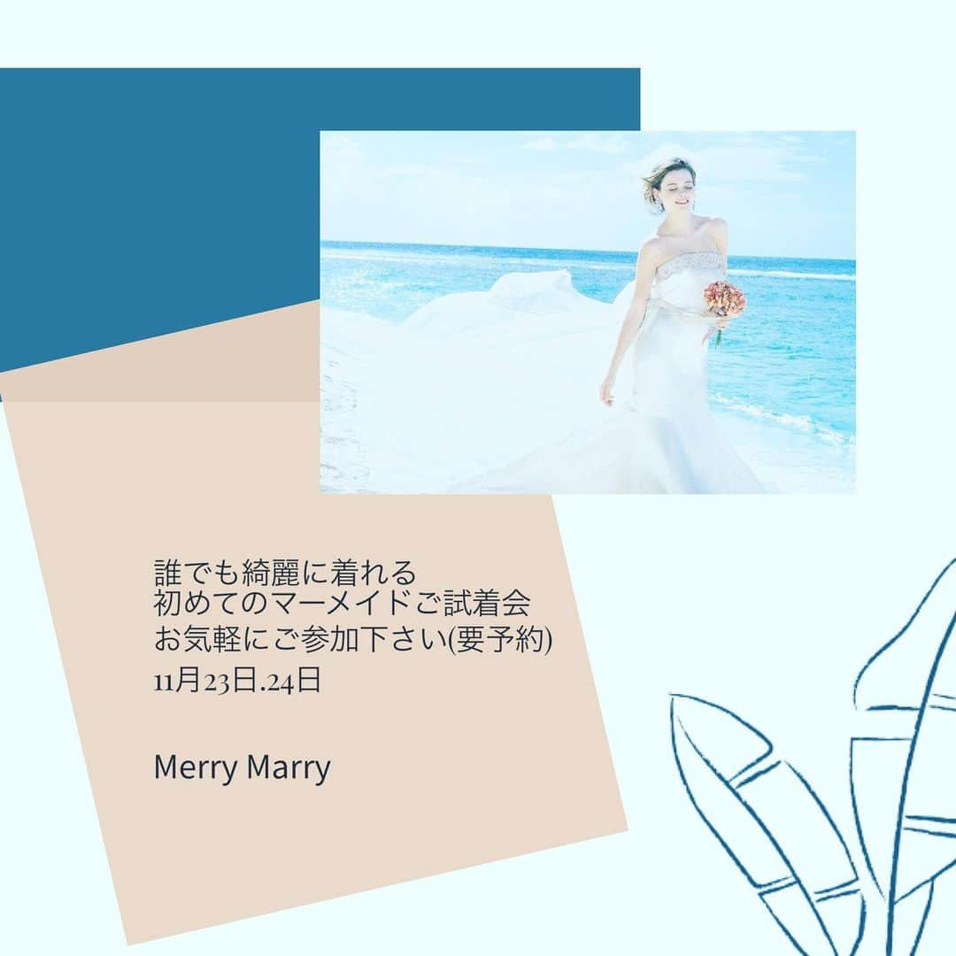 ウェディングドレスMerry Marry（メリーマリー）のインスタグラム