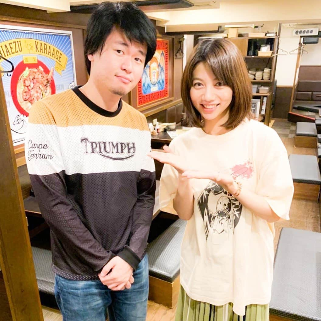 甲斐まり恵のインスタグラム：「NAKAMOTO FILM ONLINESHOP  劇場販売グッズが送料無料！！ 詳しくはblogで♪♪♪ ＃いけにえマン ＃はらわたマン ＃中元監督 ＃ナカモトフィルム ＃劇場販売グッズ ＃イラストバージョン ＃Lサイズ ＃人気Tシャツ ＃オンラインショップ ＃20%OFF ＃送料無料」