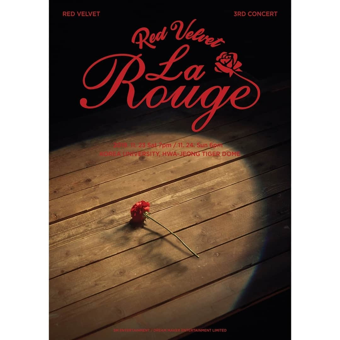 Red Velvetさんのインスタグラム写真 - (Red VelvetInstagram)「이번주 토요일, 일요일 La Rouge 콘서트에서 만나요 여러분❤ _ See you at our La Rouge concert this Saturday and Sunday ❤ _ 📍Korea University, Hwa-jeong tiger dome _ #RedVelvet #레드벨벳 #LaRouge」11月18日 13時07分 - redvelvet.smtown