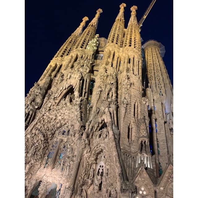 茂木忍のインスタグラム：「お仕事でスペインへ🇪🇸 . . 茂木にとって初ヨーロッパでした〜！ . 街並みが全部綺麗で 観光もできてよかった💙 . グエル公園は中に入れなかったので 有名なトカゲを直で見れなかったけど とりあえずポスター的なのと写真撮っときました🤳笑 . . #スペイン  #サグラダファミリア  #パエリア美味しかった」
