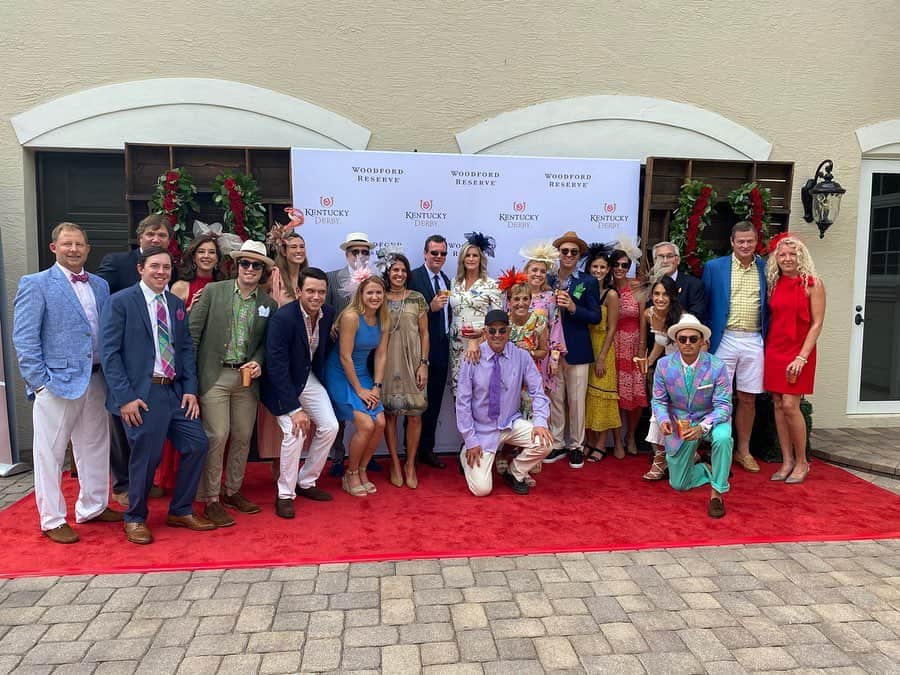 ジャスティン・トーマスのインスタグラム：「I know one thing... @woodfordreserve knows how to throw a party! A HUGE thank you to Woodford and their whole team for bringing the Kentucky Derby to the house in Florida. Was a really fun and special party. People brought their A games dressing up too!」