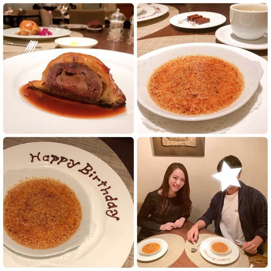 磯部奈央さんのインスタグラム写真 - (磯部奈央Instagram)「主人の誕生日🎂 . 今週末は主人のお誕生日だったので、たくさんのお友達の協力のもと、前夜のカウントダウンなどのサプライズは大成功〜😁 マジカメンテというお店で、いいお店でした♡（4〜6枚目☞） . そして当日の夜は、ふたりでお気に入りのフレンチへ🍴 赤ちゃんはまだお腹の中だけど、家族3人でフレンチに来れる日は、もうだいぶ先になるねぇなんていう会話をしながら、出産前の最後のイベントを楽しむことができました☺️🍴 . おめでとう🎉 . . . #お誕生日おめでとう #お誕生日 #birthday #夫婦 #フレンチ #マタニティライフ #マタニティ生活 #妊婦生活 #妊娠9ヶ月」11月4日 0時14分 - nao_isobe729