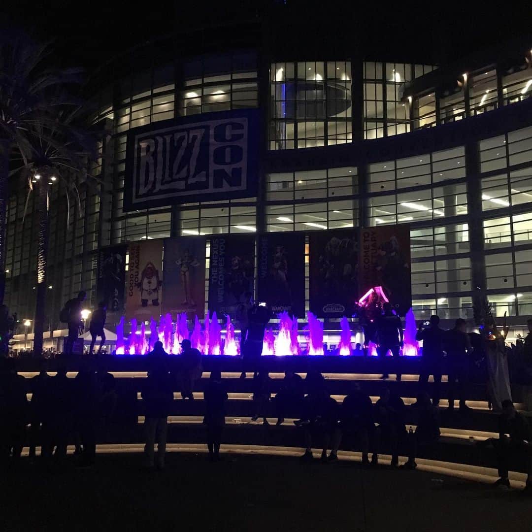 クリストフ・ルメートルのインスタグラム：「Ma 1ère Blizzcon. J’ai adoré et j’étais comme un enfant 😂. Merci @blizzard pour tout ceci」