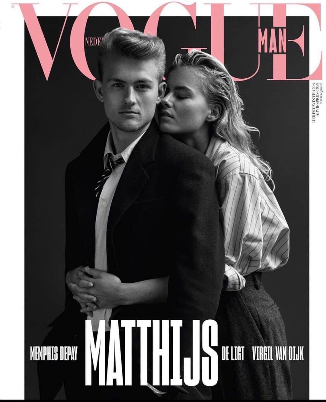 マタイス・デ・リフトのインスタグラム：「@vogueman_nl 🙌🏼」