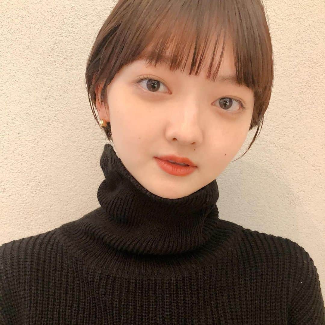 野々口祐子のインスタグラム：「ボブからばっさりショートに✂️ 任せてくれてありがとう😊💓 とびきり可愛くなりました💯💯💯 #syan_tokyo #nono_hair  #ショートヘア #ミニマムヘア」