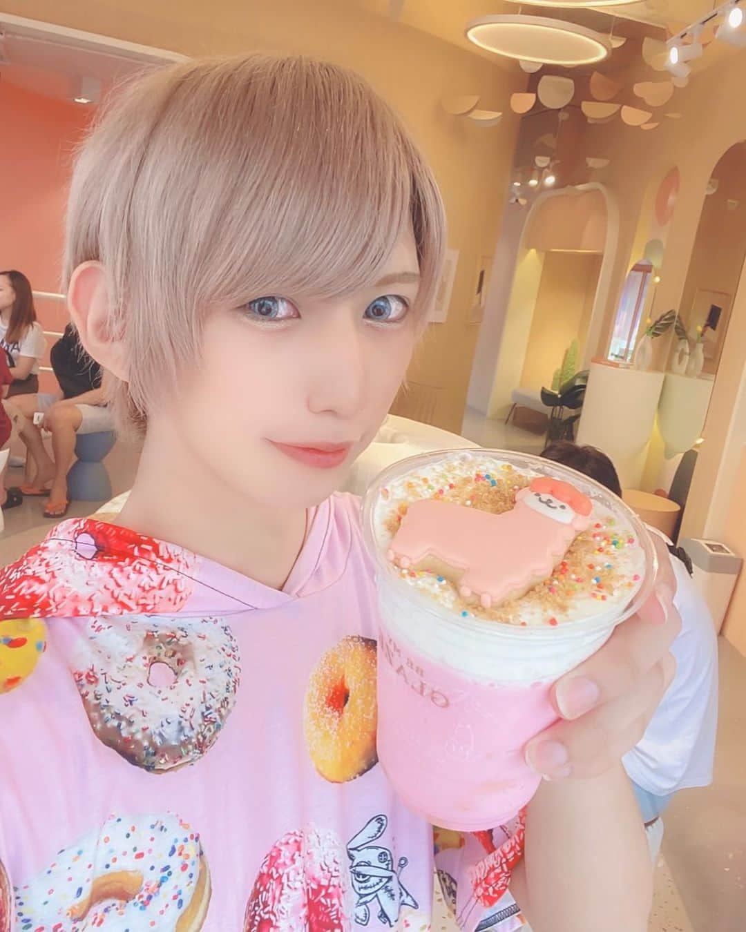 江崎びす子さんのインスタグラム写真 江崎びす子instagram なんじゃこの可愛い飲み物は 11月4日 17時22分 Bisukoezaki