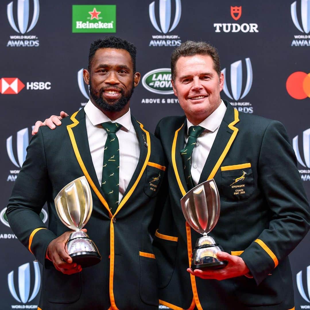 Super Rugbyさんのインスタグラム写真 - (Super RugbyInstagram)「Springboks Sweep World Rugby Awards: POTY Pieter-Steph du Toit, Team of Year and Rassie Erasmus coach of the year」11月4日 10時56分 - superrugby