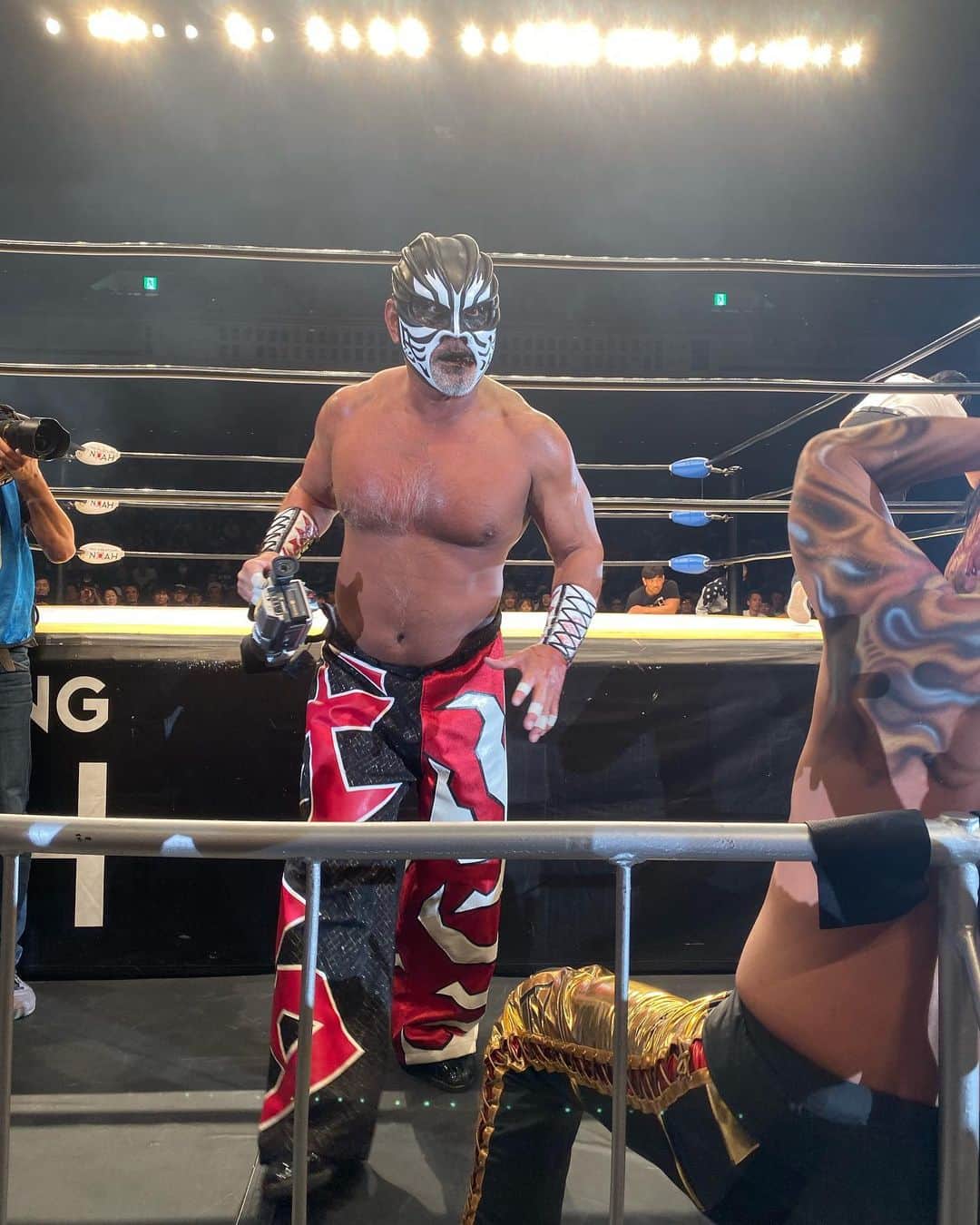 のインスタグラム：「#greatmuta  #グレートムタ  #noah_ghc」