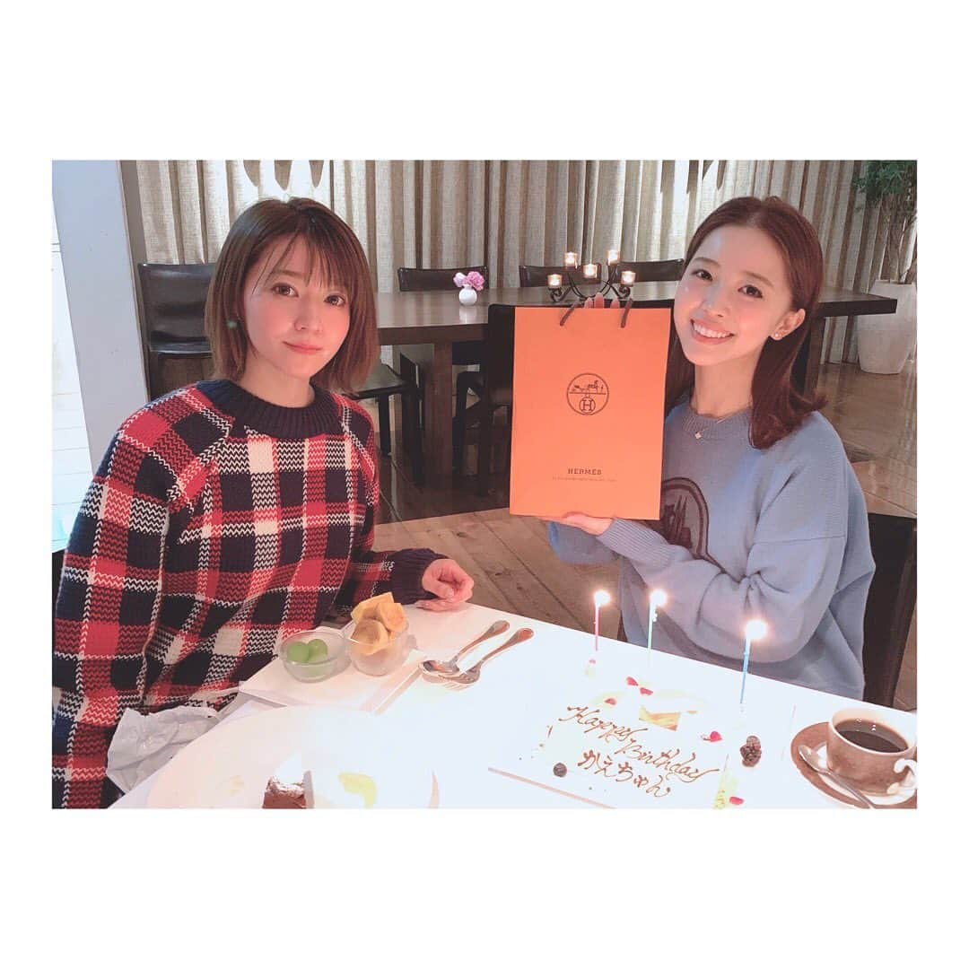 五條まりなさんのインスタグラム写真 - (五條まりなInstagram)「﻿ ﻿ お祝いしてもらった🥂🥺💕﻿ 本当にありがとう✨﻿ ﻿ さすがちー、好みもわかってくれてる🥺🎁﻿ 大切にするね❤️﻿ ﻿ ﻿ ﻿ #ilbrio#イルブリオ#六本木ヒルズ#birthdaydinner#1103」11月4日 11時11分 - marina.gojo