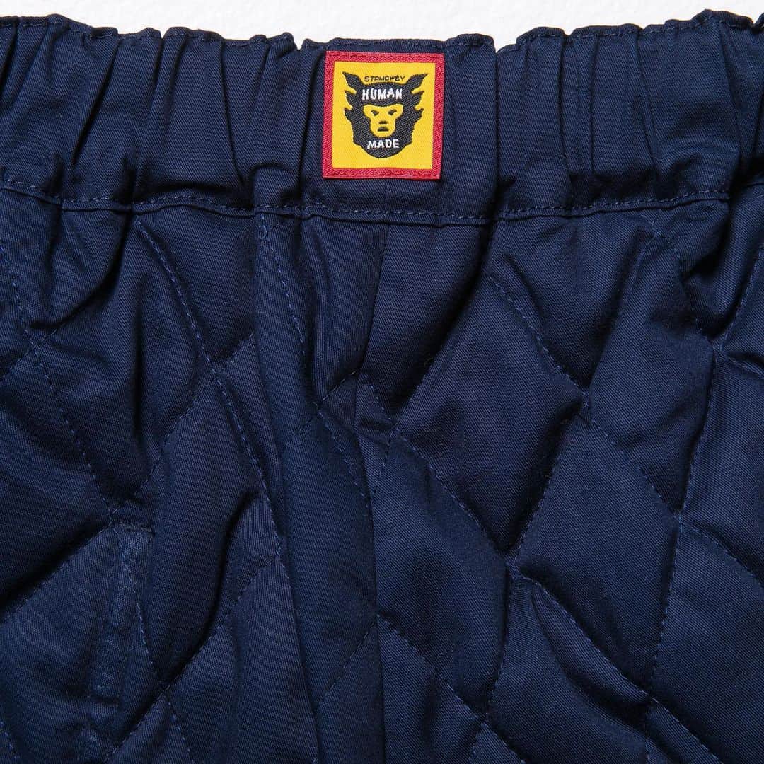 HUMAN MADEさんのインスタグラム写真 - (HUMAN MADEInstagram)「"SAMUE WORK PANTS" now available in store and online. www.humanmade.jp  ゆったりとしたシルエットが特徴の作務衣パンツです。ウエストや裾口はドローコードで調整可能。キルティングの裏地や大きめのヒップポケットも特徴です。 Relaxed silhouette Japanese work pants with quilted lining and adjustable waist and hem drawcords.」11月4日 11時53分 - humanmade