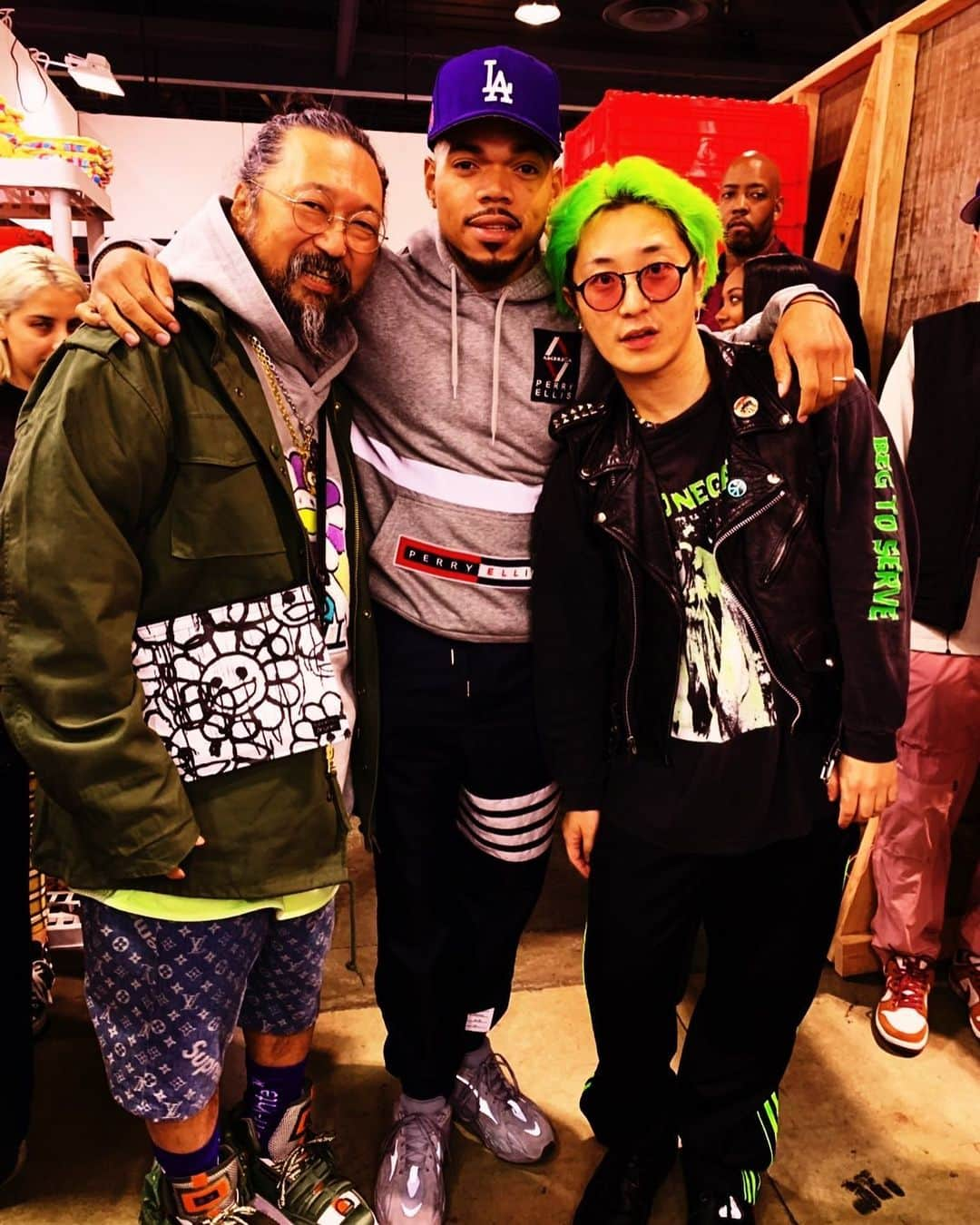 Fukaseさんのインスタグラム写真 - (FukaseInstagram)「fantastic night🤡　 Thank  you @chancetherapper @complexcon and @takashipom 😭」11月4日 12時29分 - fukase