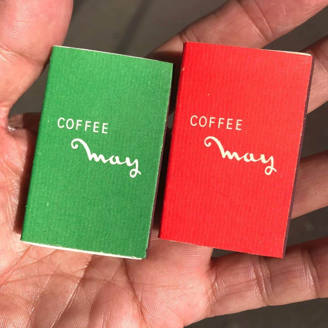 江口寿史のインスタグラム：「西荻の喫茶店「村田商會」でもらった古い喫茶店のマッチ。」