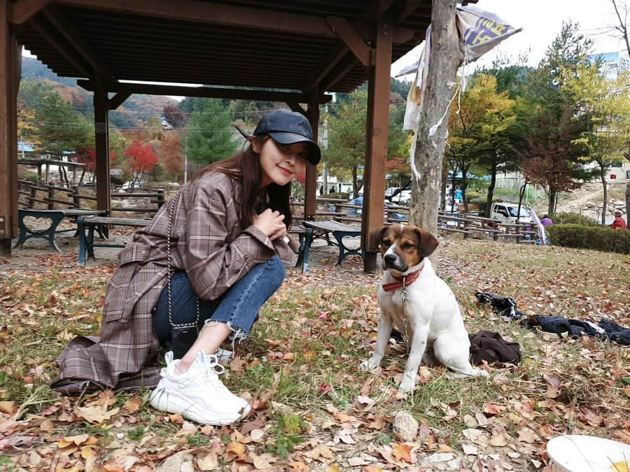 チョン・ユミさんのインスタグラム写真 - (チョン・ユミInstagram)「샐리 신발신고 친해지기. 3step. 🐾🐾🐾 . #강원도#강아지#강승현#질바이질스튜어트슈즈x강승현#역시모델이었음#우와우와🤩」11月4日 15時38分 - yum_yum