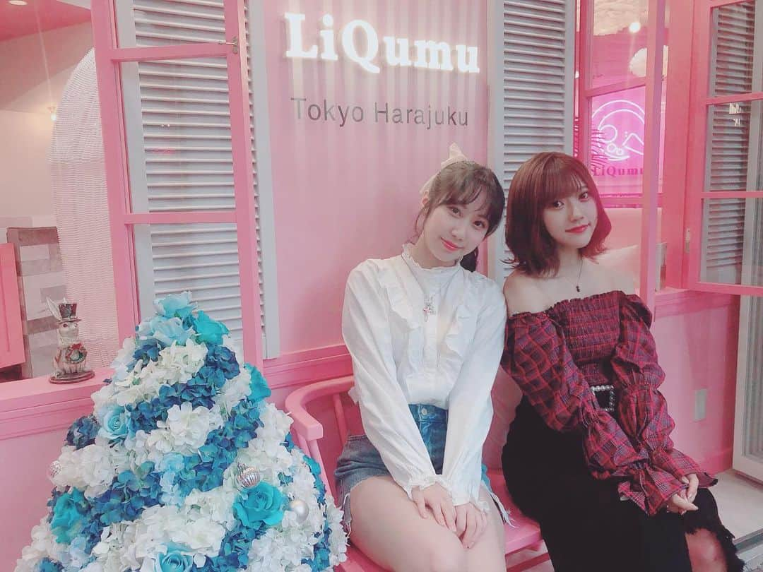 山田麻莉奈さんのインスタグラム写真 - (山田麻莉奈Instagram)「. はるちゃんと〜🐇❤︎❤︎ . 東京いるって声掛けてくれて ちょうど最近20歳になって お酒飲めるようになったから お誘いしたの( ¯﹀¯ ) . はるちゃんもだいぶお酒弱いみたい。 仲間👶笑 . ひさしぶりにいっぱい喋れてよかった〜すき！ . .」11月4日 18時59分 - marina.yamada_324