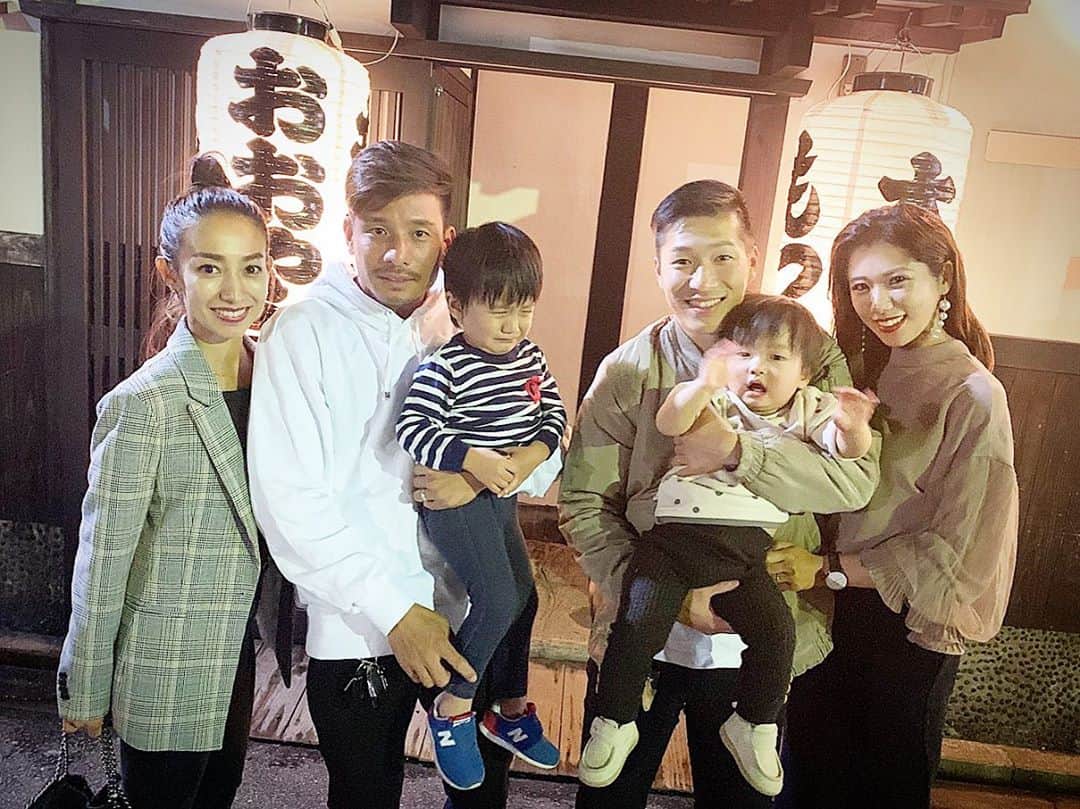 松田力のインスタグラム：「大学の時の友達が 試合に観に来てたので 試合後に#もつなべおおやま さんで美味しいもつ食べました😊  #福岡 #福岡グルメ #もつ鍋 #もつ #もつ鍋おおやま #fukuoka #美味しい」