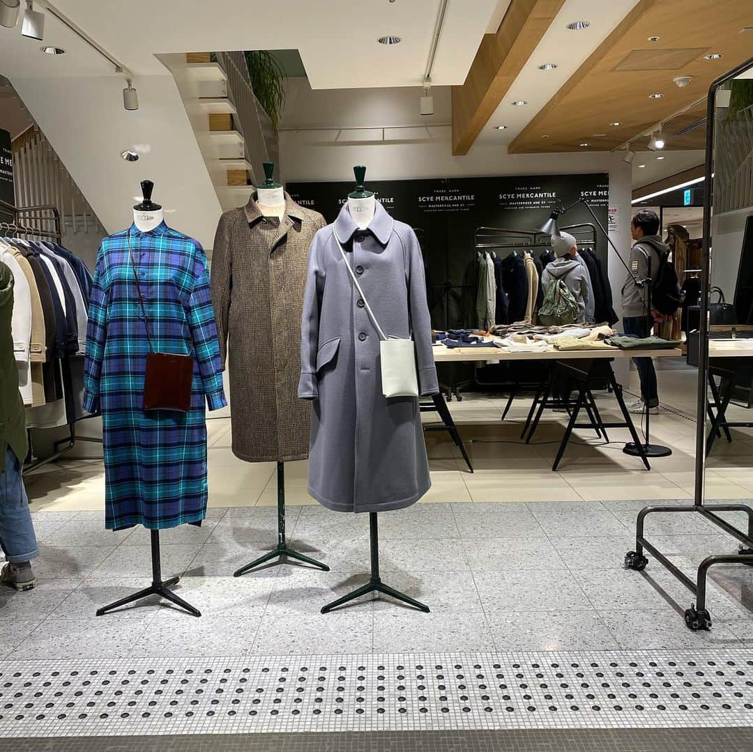 ループウィラーさんのインスタグラム写真 - (ループウィラーInstagram)「@scye_mercantile POP UP 新宿 @newoman_official  で11/11まで開催中です！お時間あれば是非！  @masamichi_katayama  氏のデザイン監修です！ . #scyebasic  #scyemercantile」11月4日 21時03分 - loopwheelerss