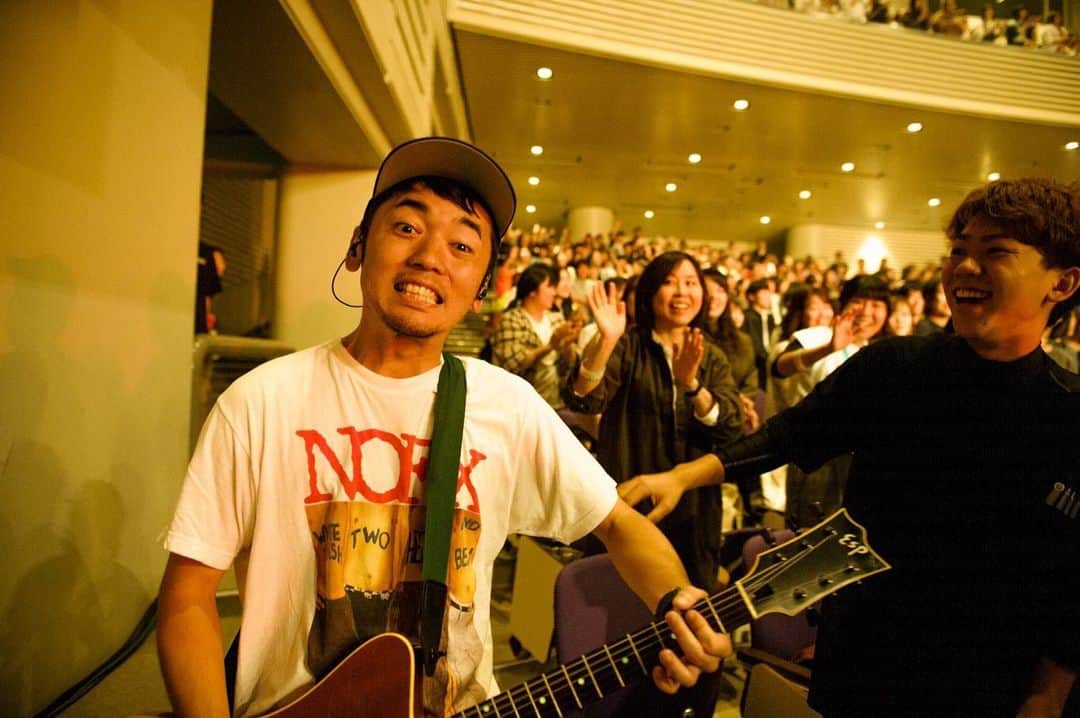 RYU-TAさんのインスタグラム写真 - (RYU-TAInstagram)「『奈良大学 青垣祭』奈良大学 講堂。 📸 @ninjajon  最後はAge Factoryと。 学祭ツアー来てくれたみなさんありがとうございました🤘🏻」11月4日 22時39分 - ogaryu69