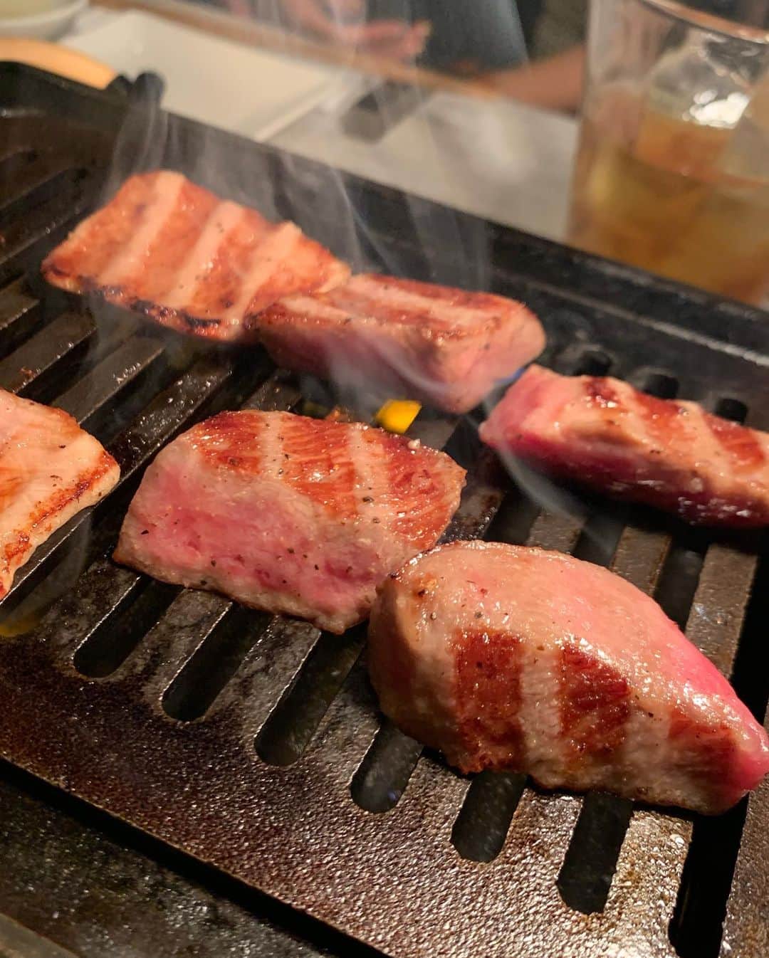 牛江桃子（ももち）さんのインスタグラム写真 - (牛江桃子（ももち）Instagram)「らぶめんちゃん〜〜(#^.^#)🥩♡ 載せたい写真ありすぎて全部載せちゃう🥺♡ スライドして写真みてね🥺♡ぐへへ﻿ ﻿ ﻿ 毎月恒例の肉会たのぴいリフレッシュ🥺♡﻿ 幸せすぎて写真めちゃ楽しそう(^｡^)🧙‍♀️笑﻿ ﻿ 期間限定メニューのモンブランが﻿ 美味しすぎてみんなで感動した思い出…🥺♥︎﻿ ﻿ お肉ならなんでも好きなんやけど﻿ 最近は牛タンがめっちゃ好き。🥺(なんの話)﻿ ﻿ ﻿ 大好きなメンバーで大好きなお肉食べると﻿ 心も体も癒されるよね、幸せになったなぁ〜〜﻿ ﻿ 11月もみんなで行きたいなぁ、、(#^.^#)♥️🥩﻿ ﻿ 写真見てたらお腹すいてきた、、、、ぐううう﻿ みんなもお腹すいたやろ？やろ？(#^.^#)ふふ﻿ ﻿ ﻿ 月1くらいのプライベート投稿でした！﻿ ﻿ そんな今回のコメント欄は、﻿ 毎回恒例の最近あった事報告会📝で、、♡﻿ ﻿ 最近あった楽しかった事嬉しかった事とか﻿ ももちに色々聞かせて、、(#^.^#)♥︎﻿ ﻿ ﻿ ﻿ PS.﻿ ﻿ 明日から #TaVision で鹿児島旅へ行ってきます！﻿ 鹿児島の美味しいもんいっぱい食べるぞ〜〜！🥰﻿ ﻿ @tavision.tv から沢山発信するからみてね！﻿ ファンの子にも会えるし、楽しみだ、、！🥰🥰﻿ ﻿ ﻿ ﻿ #うしごろバンビーナ #うしごろ #ushigoro #２枚目のかりそに注目」11月4日 22時52分 - momochi.661