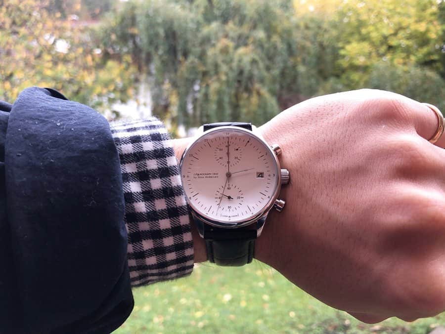 川口太一さんのインスタグラム写真 - (川口太一Instagram)「@aboutvintageofficial 様より素敵な腕時計をプレゼントして頂きました。デンマーク・コペンハーゲン発の腕時計ブランド。北欧らしいミニマルなデザイン、シンプルの中にもどこかカッコ良さがあるのも気に入ってます。 #アバウトヴィンテージ  #myaboutvintage  #腕時計」11月4日 23時20分 - k.taichi20