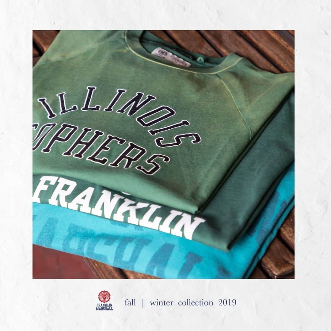フランクリン&マーシャルのインスタグラム：「FRANKLIN & MARSHALL | SPORTSWEAR ATTITUDE⁠ .⁠ .⁠ .⁠ #franklinandmarshall #sportswear # sportswearattitude #vintagegoods #sportsgoods」