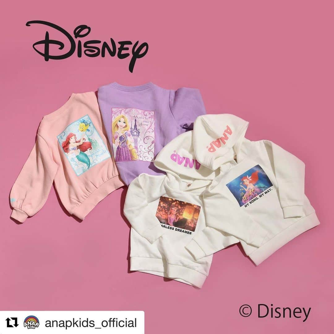 ANAP ONLINE SHOPさんのインスタグラム写真 - (ANAP ONLINE SHOPInstagram)「#Repost @anapkids_official with @get_repost ・・・ . . 💟Disney collaboration✨ 【 ディズニーコレクション・キャラクターデザインフーディ 】 423-2079 /  S.M.L & 【 ディズニーコレクション・キャラクターデザイントレーナー】 423-2080 /  S.M.L . . ディズニー映画『リトル・マーメイド』&『塔の上のラプンツェル』のトレーナー登場💗 ディズニープリンセスのトレーナーを着て楽しくお出掛けしよう😆💕 女の子にオススメのアイテムです✨ . . ⚠️商品のお取扱いに関しましては、商品に付属のアテンションカード、洗濯ネームをご覧ください。 . オンラインストアはプロフィールのURLよりご覧いただけます★( @anapkids_official ) . #Disney #コラボ #塔の上のラプンツェル #リトル・マーメイド #アリエル #ラプンツェル #anap #anapkids  #kids #kidsfashion  #アナップ #アナップキッズ」11月5日 10時55分 - anap_onlineshop