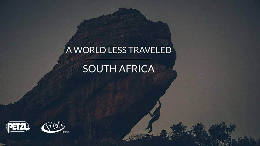 シャーロット・デュリフのインスタグラム：「🎬 Movie time!  While season is changing and temps are all over the place, let's jump back into summertime with our @coldhousemedia Destination Film from Rocklands, South Africa ➡️ link in my bio!  Even if most of our #aworldlesstraveled destinations where mostly remote and less known, @joshlrsn couldn't resist but sneak in some time in this World Class destination... well I got convinced by the grandeur of this place pretty quickly!  Not our usual Destination Film, just a lot of boulders, awesome friends, gorgeous landscapes and crazy animal encounters 🐒🐘🐆 . . . @petzl_official @eb_climbing @volxholds @luxov_connect @mountainhardwear」
