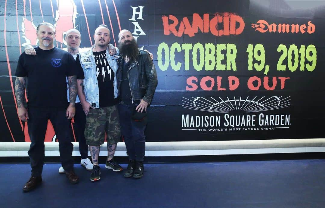 Rancidさんのインスタグラム写真 - (RancidInstagram)「Throwback to our time at @thegarden with @officialmisfits and The Damned, an honor to share the stage with them. Thanks to everyone that came out 📷: @bjpapas  #RANCID #MISFITS #THEDAMNED」11月5日 4時36分 - rancid