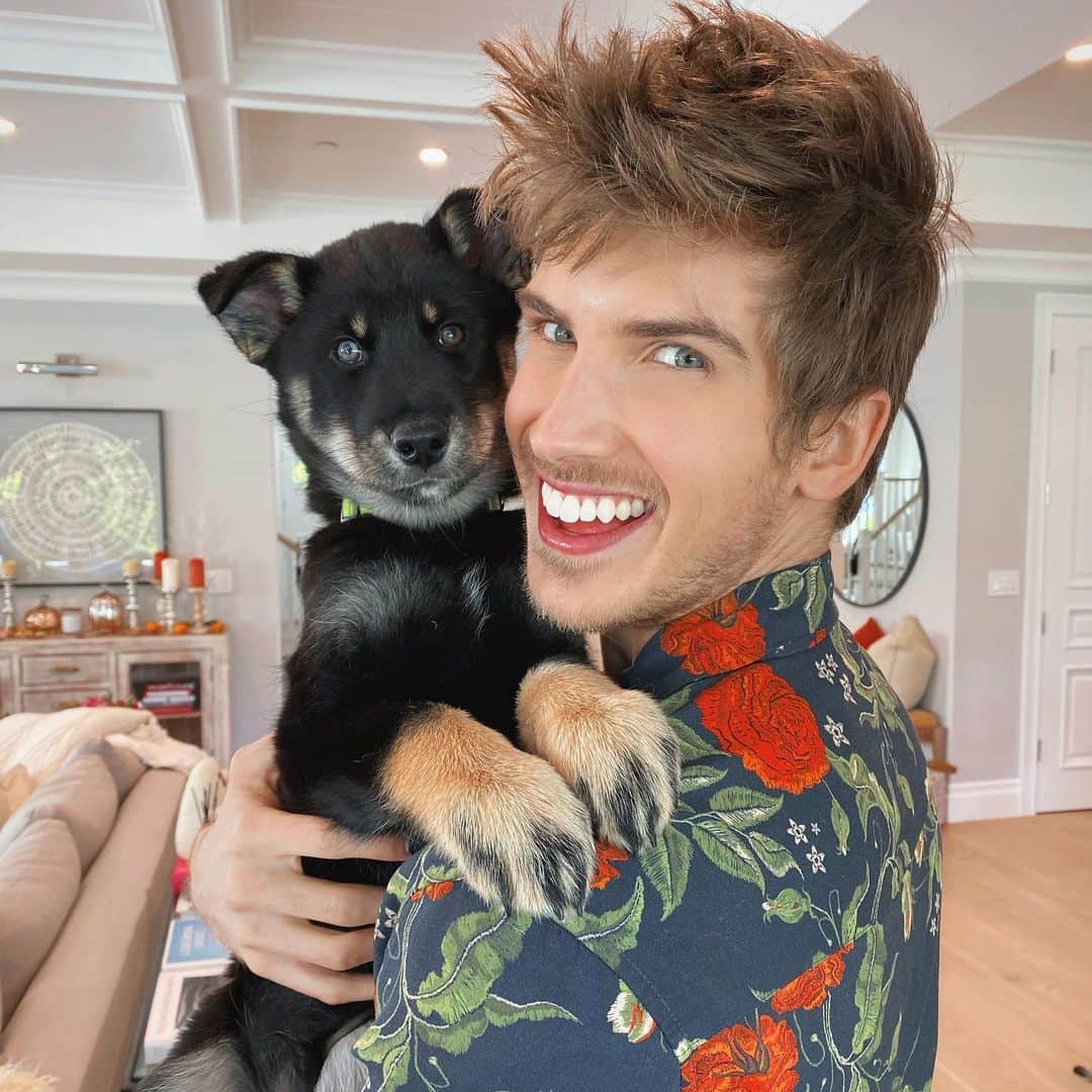 ジョーイ・グレーセッファのインスタグラム：「Goodbye mister Greeny! We may not have bonded at first but in the end you stole my heart! Miss him so much already!! 💚🧩📗🎾🌲🐸」