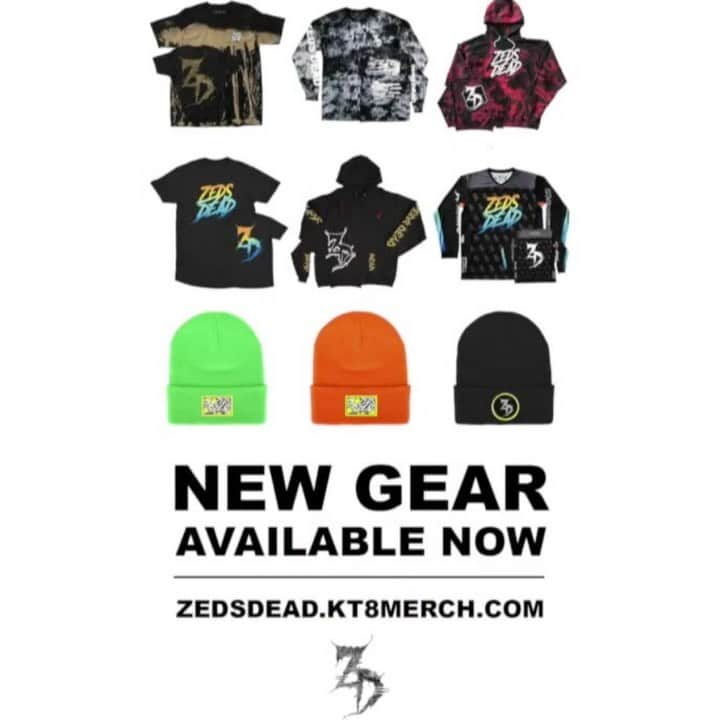 Zeds Deadのインスタグラム：「ZEDS THREADS Available now link in bio」