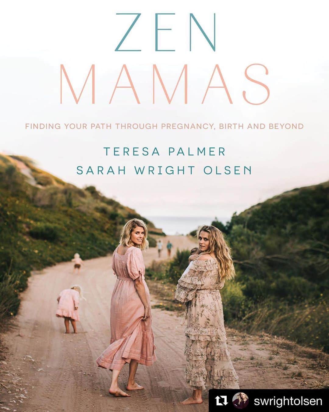 のインスタグラム：「Can't tell you how much I love these women and everything they do for the betterment of humanity. My heart is bursting with pride and love @swrightolsen @teresapalmer @yourzenmama Repost ・・・ Surprise!!!! We wrote a book! AHHHHH( Still in shock over here) when @penguinbooksaus reached out to us we honestly thought it was spam and someone was messing with us. Turns out it wasn’t spam! Thank you to my sweet, supportive, smart and loving partner in crime @teresapalmer and to our whole @yourzenmama community for inspiring us to write from ours hearts about the subjects we love the most; PREGNANCY, BIRTH, BABIES, & MOTHERHOOD  And thank you to our editors at @penguinbooksaus (Izzy we love you) for your guidance and support! You can pre-order the book now at the link in my bio. And for Worldwide orders the link will be in my stories. More details below...................................................................... “Forget perfection and prepare to get real, vulnerable and dirty (mostly from guacamole) with Sarah and Teresa as they delve into their journeys of motherhood and share some of the knowledge they’ve collected over the years from the Your Zen Mama community, from their expert mentors and through being in the trenches of parenthood themselves. From prepping for pregnancy all the way through to birth, the first twelve weeks with your newborn and figuring out the kind of parent you want to be long-term, they share their personal struggles, joyful moments and hard-won realisations.” Cover photo by @gemma_peanut」