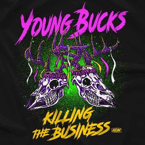 マット・ジャクソンのインスタグラム：「#KillingTheBusiness now available at ShopAEW.com」