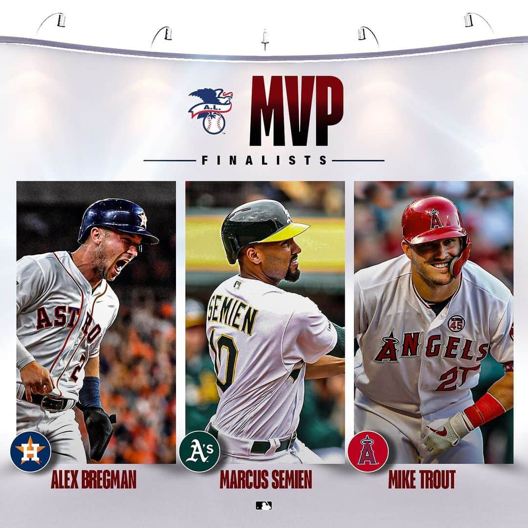 MLBさんのインスタグラム写真 - (MLBInstagram)「It's time.  Your AL awards finalists.」11月5日 9時47分 - mlb