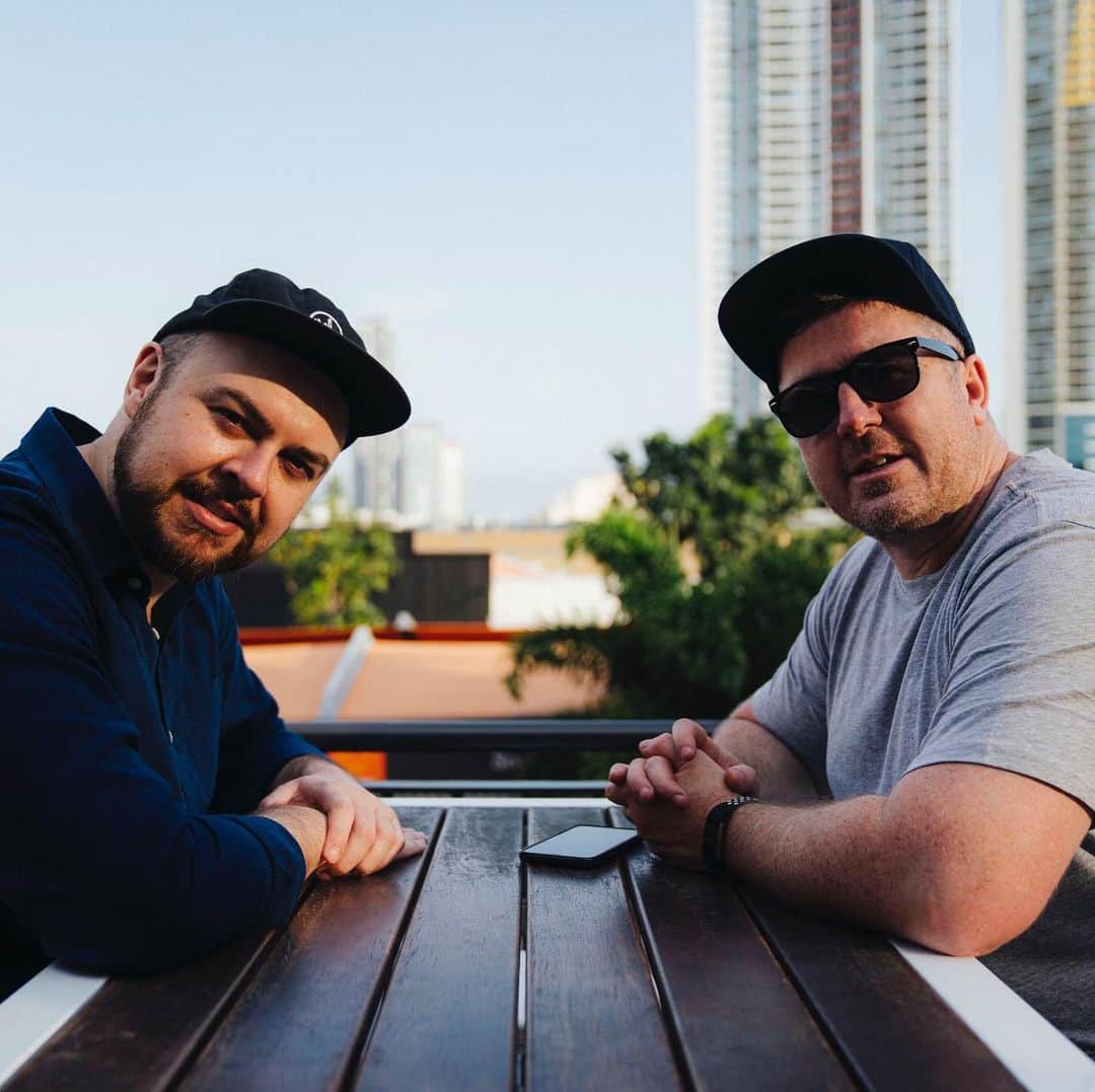 ジ・アストン・シャッフルのインスタグラム：「Waiting for the pizza we ordered to celebrate @mistajam selecting Care a Little Less as his Future Anthem. Listen back to the show on @bbcradio1’s website. ❤️🙏🏻🍕」