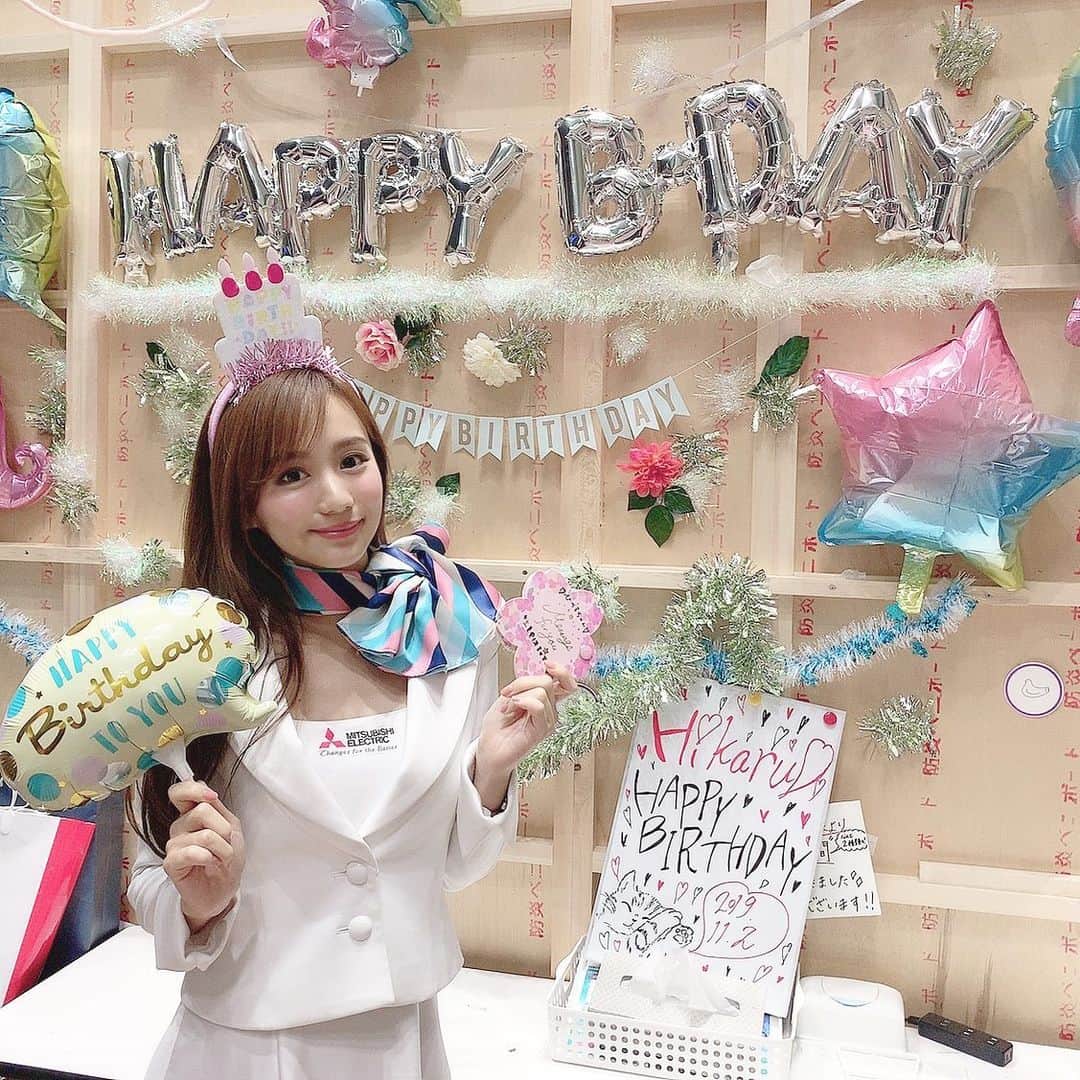 宮内ひかるのインスタグラム：「全部が嬉しかった 余韻😚💞 ひとつひとつ考えて用意してくれたことを思うと本当に嬉しくて。全部うれしい！！ タピオカも皆んなで飲んだよ」