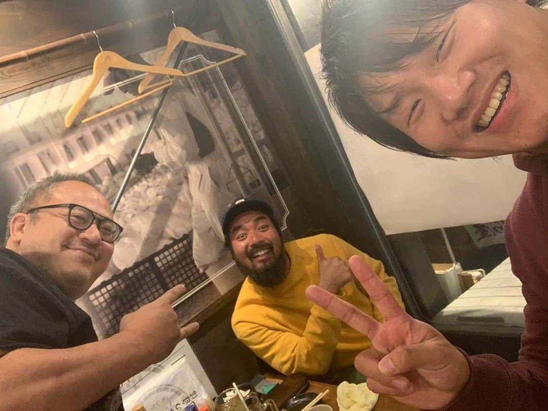 岩本煌史さんのインスタグラム写真 - (岩本煌史Instagram)「昨日はノリさん、マッキーさんと飲みに行ってきました！ たまたまデビュー記念日だったので最高の一日になりました！  #ajpw #名古屋 #岩本煌史 #nobodyknows +」11月5日 13時47分 - koji_iwamoto