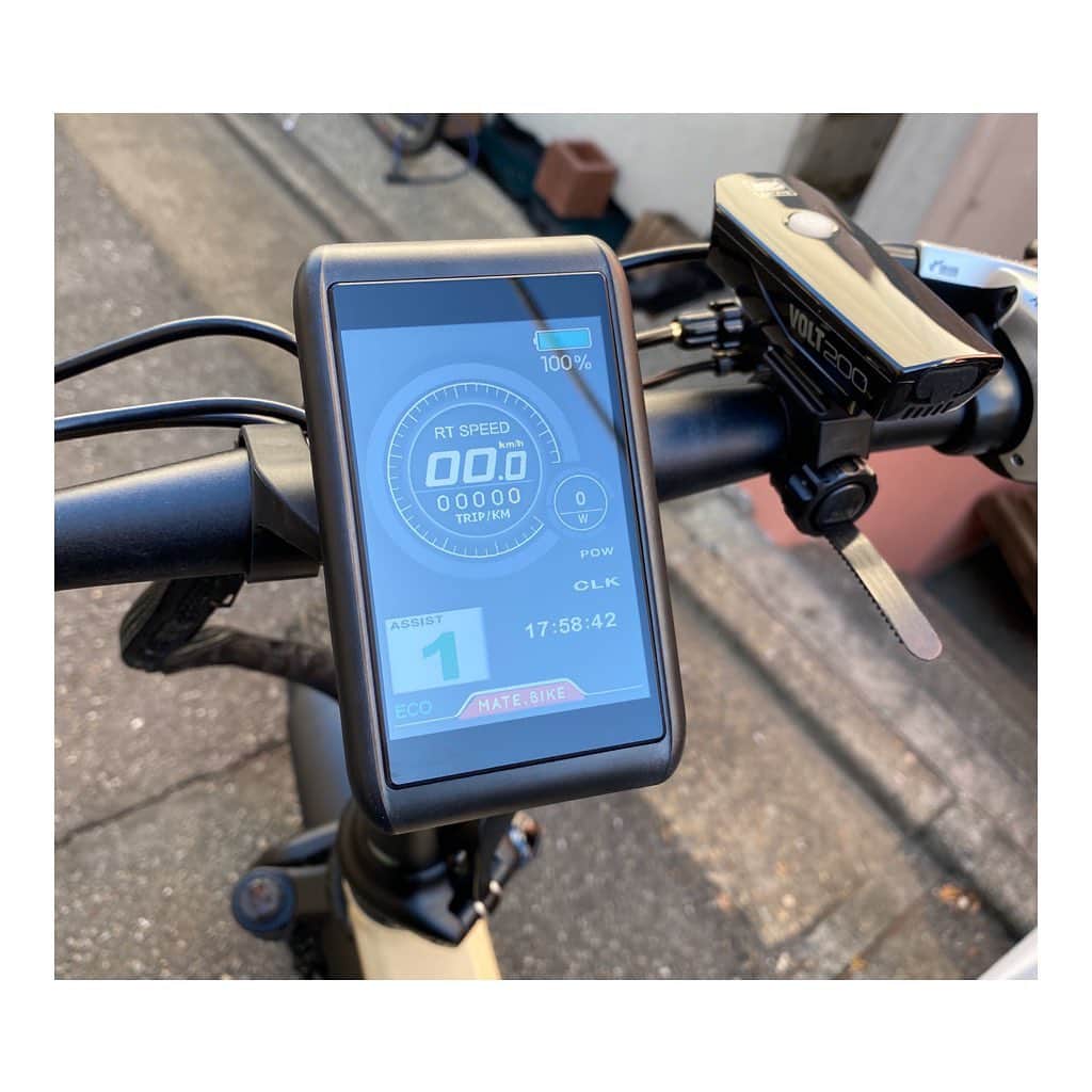 tokuさんのインスタグラム写真 - (tokuInstagram)「電動自転車🚲届いたので試運転。 #matexbike」11月5日 15時08分 - toku_grnd
