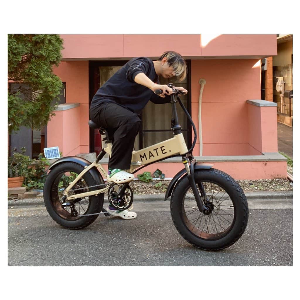 tokuさんのインスタグラム写真 - (tokuInstagram)「電動自転車🚲届いたので試運転。 #matexbike」11月5日 15時08分 - toku_grnd
