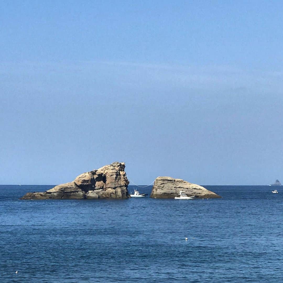 のインスタグラム：「アドバンス講習🐠この岩の間を通過しました^ ^ 水中でのコンパスナビゲーションはドキドキした🧭　#ダイビング #mic21 #PADI #海 #西伊豆 #雲見　#ダイバー」