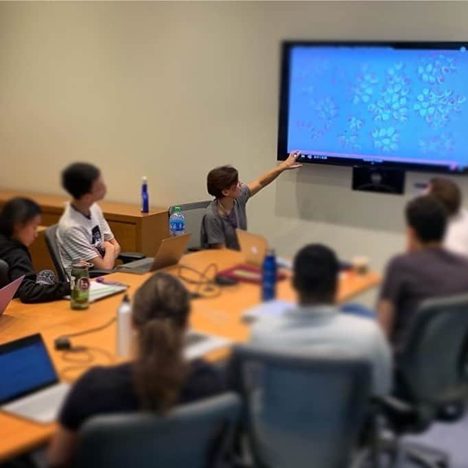 カーキ・キングのインスタグラム：「The process and theory behind a work of art can be as important as the work itself. Kaki King @kakigram in Professor @DJWrisley’s Quantified Self @NYUAbuDhabi #Core Colloquium class.  #DataNotFound」
