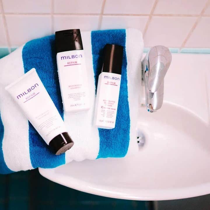 のインスタグラム：「Milbon has a wide variety of products, so you can pick products depending on your style. Since ”REPAIR SERIES" work well to repair and protect damaged hair from coloring and perming, they can give you supple and strong hair. Your hair might be tired from daily beauty activity.. So Why don't you give gentle treatments to your hair? ＝＝＝＝＝＝＝＝＝＝ Milbon official account. WE provide worldwide stylist-trusted hair products. On this account, we share how stylists around the world use Milbon products. Check out their amazing techniques! ＝＝＝＝＝＝＝＝＝＝ #milbon #globalmilbon #milbonproducts #hairdesign #haircut #haircare #hairstyle #hairarrange #haircolor #hairproduct #hairsalon #beautysalon #hairdesigner #hairstylist #hairartist #hairgoals #hairproductjunkie #hairtransformation #hairart #hairideas #beauty #shampoo #hairtreatment#beautifulhair #repairhair」