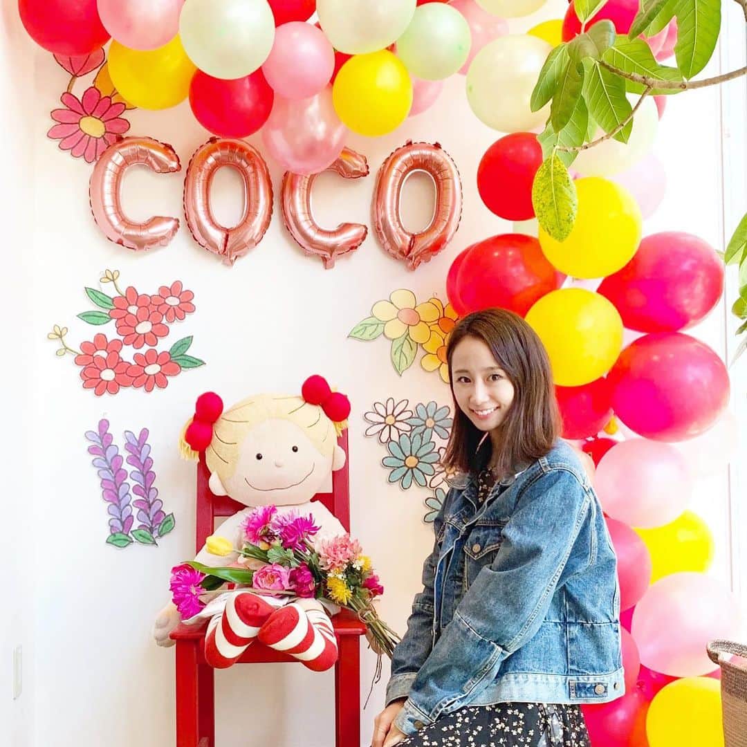筒井萌子のインスタグラム：「* #ココちゃん展2019 いってきたよ◡̈♥︎ 前々から大好きなcocoちゃん♪♪ またまたグッズが増えました*•.❥◡̈*.。 ・ #筒井萌子 #女優 #actress #モデル #model #岡山  #shooting #instagood #instalike #converse #撮影 #followme #instalike #ゴルフ #ゴルフ女子 #ゴルフコーデ #골프 #좋아요반사 #좋아요그램 #좋아요환영 #데일리그램 #패션 #오오티디 #카페 #THREE #three #クリスマスコフレ　#threeクリスマスコフレ」