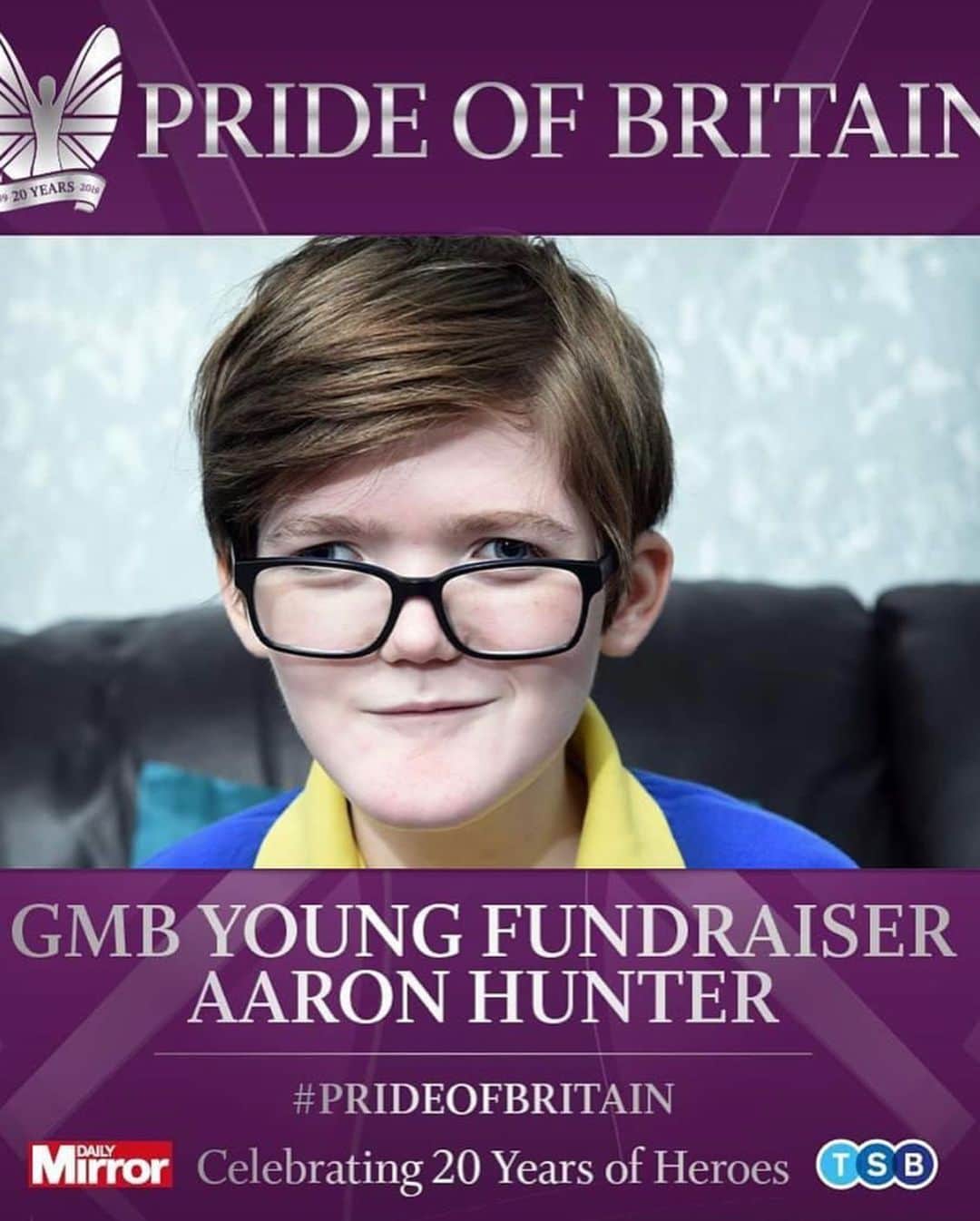 シェリル・コールさんのインスタグラム写真 - (シェリル・コールInstagram)「Hi.. this is Aaron Hunter ☝🏼an incredible young man who is on a mission to raise funds to help other sufferers of ROHHAD disease and hopefully one day find a cure. Inspiring is an understatement.. you can watch his story and many more tonight on the @prideofbritain awards at 8pm on @itv ✨」11月6日 2時19分 - cherylofficial