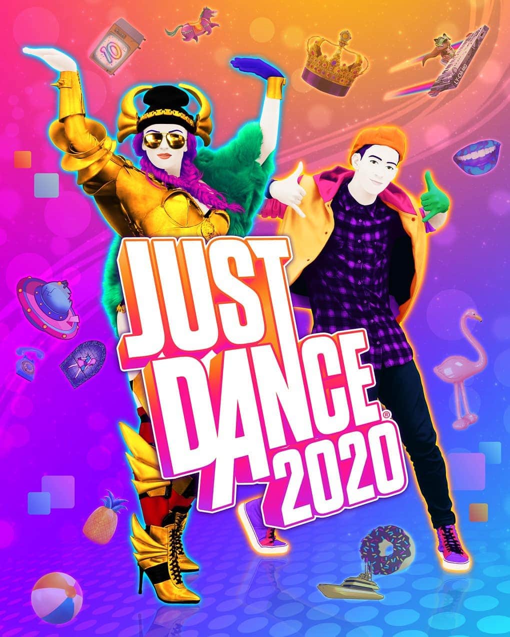 Ubisoftさんのインスタグラム写真 - (UbisoftInstagram)「Time to hit the dancefloor 💃👑💋🍩🛸📺🍍🕺 #JustDance2020 is out now!」11月6日 2時50分 - ubisoft