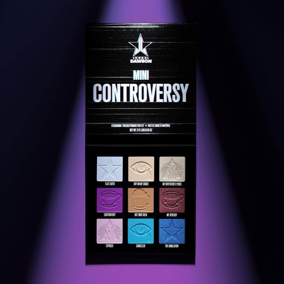 Jeffree Star Cosmeticsさんのインスタグラム写真 - (Jeffree Star CosmeticsInstagram)「PRE-ORDER the Mini Controversy Palette! 👽 We have put up the last remaining stock that can be made of this palette in 20189! 🛸 They will start shipping end of November and we will be done by December 12th! Order now before it’s too late… 👁 The next major restock will be early 2020!! Link in our bio! 🖤 #jeffreestarcosmetics #shanexjeffree」11月6日 7時23分 - jeffreestarcosmetics
