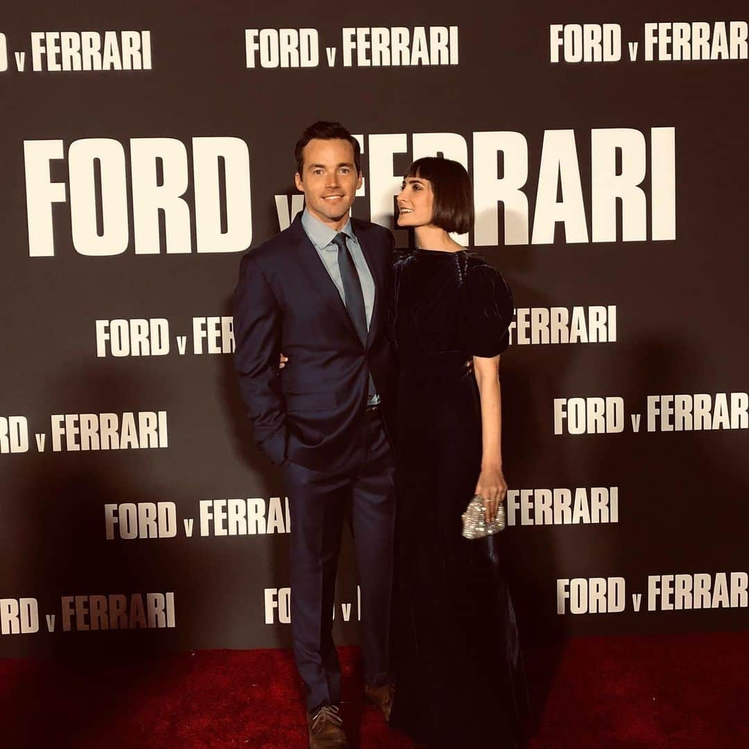 イアン・ハーディンクのインスタグラム：「We went to a movie last night. That I’m in. Occasionally. FORD VS FERRARI OPENS NOVEMBER 15th! #fordvsferrari」