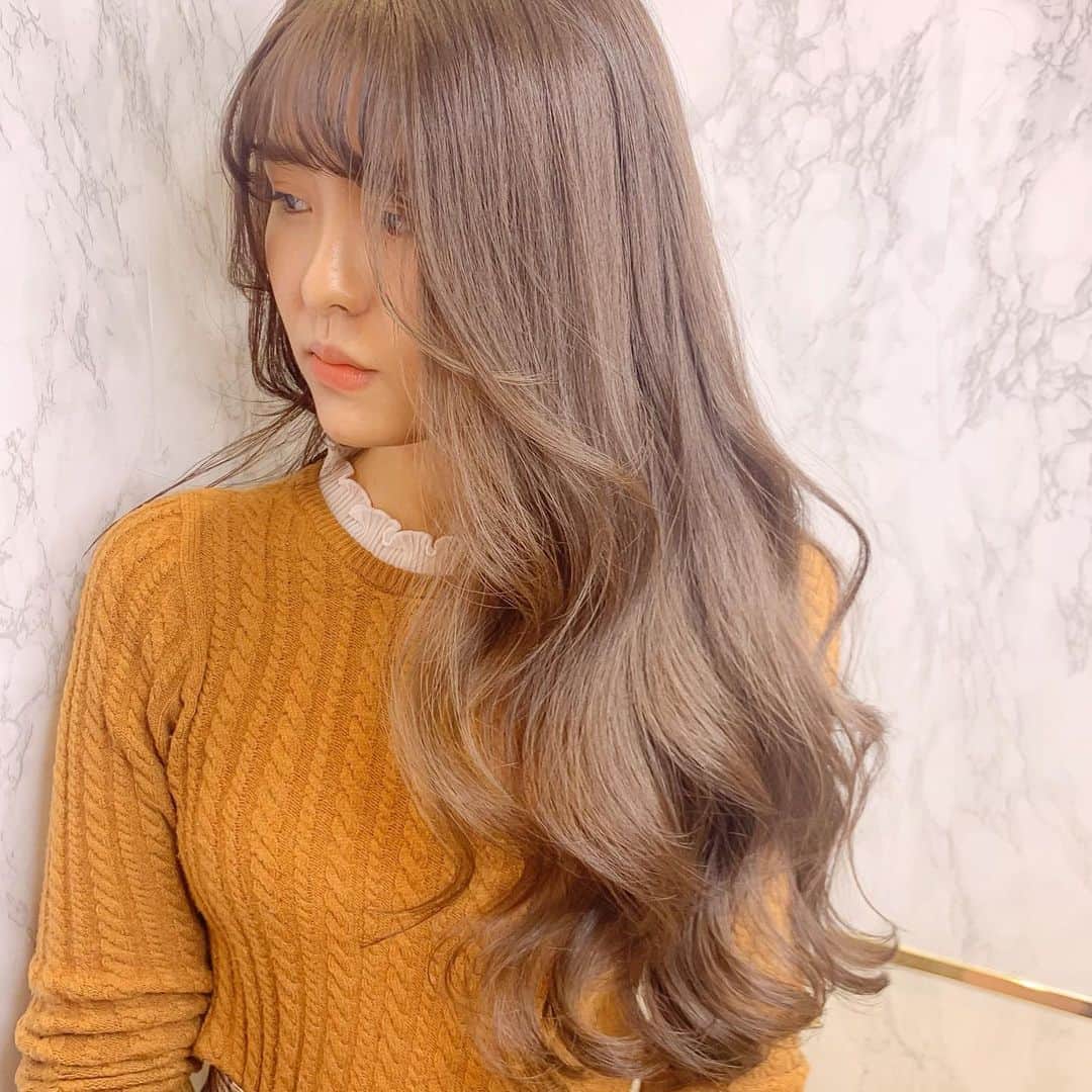 原涼香のインスタグラム：「秋っぽなオルチャンカラー🌰🥜🍩 『 Nude beige 』 ㅤㅤㅤㅤㅤㅤㅤㅤㅤㅤㅤㅤㅤ」